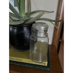 Vintage Glass Jar With Wire Locking Lid